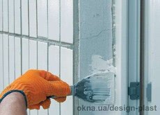 Откосы штукатурные внешние наружные